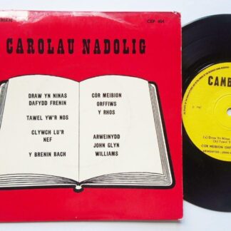 John Glyn Williams Carolau Nadolig EP Cambrian CEP404 EX/VG 1967 picture sleeve