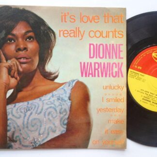 Dionne Warwick It's Love That Really Counts EP Pye NEP44024 EX/VG 1964 picture sleeve