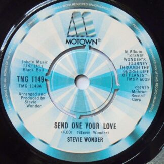 Stevie Wonder Send One Your Love 7" Motown TMG1149 EX 1979