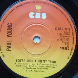 Paul Young You're Such A Pretty Thing 7" CBS SCBS3017 EX 1975 there is number stamp on side two label.