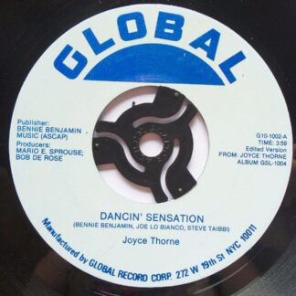Joyce Thorne Dancin Sensation 7" Global G101002 EX 1970s US pressing