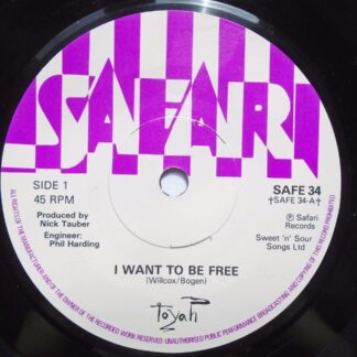 Toyah I Want To Be Free 7" Safari SAFE34 EX 1980