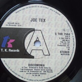 Joe Tex Discomonia 7" TK STKR7564 EX 1979