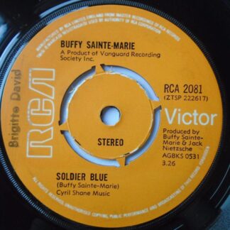 Buffy Sainte Marie Soldier Blue 7" RCA Victor RCA2081 EX 1970s there is name stamped on label