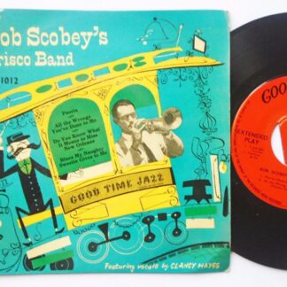 Bob Scoby Bob Scoby's Frisco Band EP Vogue EPG1012 EX/G 1950s picture sleeve is only GOOD because it is chewed at top left corner