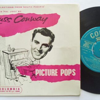 Russ Conway Picture Pops EP Columbia SEG7817 EX/EX 1958 picture sleeve, selections from South Pacific and Pal Joey