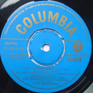 Elisabeth Schwarzkopf Die Lustige Witwe Act Two 7" Columbia SCB113 EX 1953