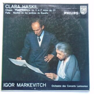Clara Haskil Chopin Falla LP Philips ABL3340 EX/EX 1960