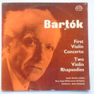 Andre Gertlar Bella Bartok LP Supraphon SUAST50466 EX/VG 1960s Czech pressing