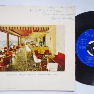 Cesare Castellani Eden Bar Lugano EP Cocktail De Melodies EX/EX 1960s Italian with picture sleeve, signed