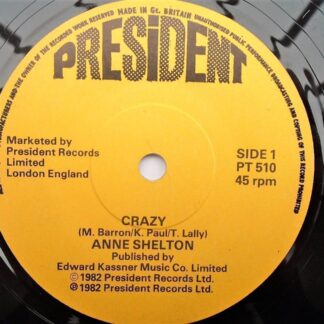 Anne Shelton Crazy 7" President PT510 EX 1982