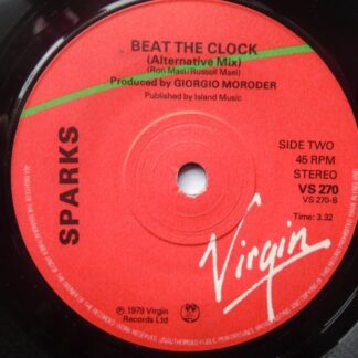 Sparks Beat The Clock 7" Virgin VS270 EX 1979