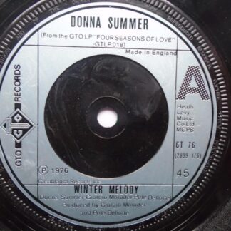 Donna Summer Winter Melody 7" GTO GT76 EX 1976