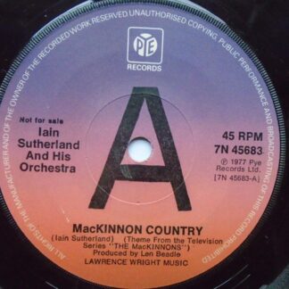 Iain Sutherland MacKinnon Country 7" Pye 7N45683 EX 1977