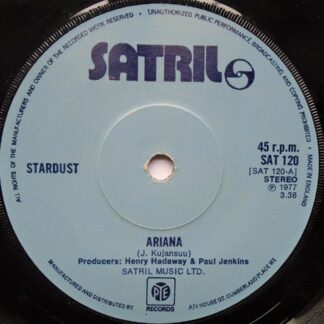 Stardust Ariana 7" Satril SAT120 EX 1977