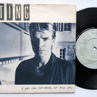 Sting If You Love Somebody Set Them Free 7" A&M AM258 EX/VG 1985 picture sleeve