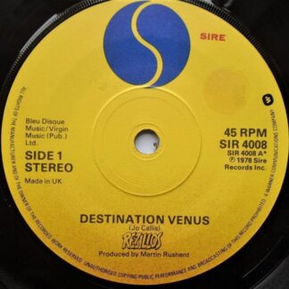 Rezillos Destination Venus 7" Sire SIR4008 EX 1978