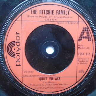 Ritchie Family Quiet Village 7" Polydor 2058912 EX 1977
