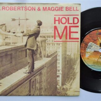 BA Robertson Hold Me 7" Swansong BAM1 EX/VG 1981 picture sleeve, a-side with Maggie Bell, b-side by Ba'nd Band