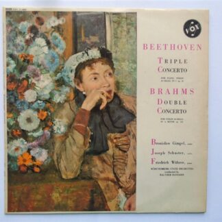 Walther Davisson Beethoven Brahms LP Vox GBY1160 EX /VG 1966