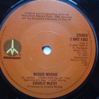 Charlie MccCoy Boogie Woogie 7" Monument SMNT4383 EX 1974