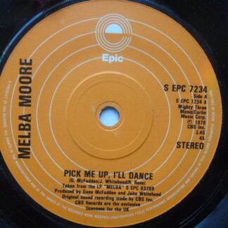 Melba Moore Pick Me Up I'll Dance 7" Epic SEPC7234 EX 1978