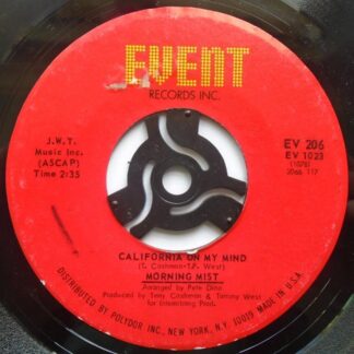 Morning Mist California On My Mind 7" Event EV206 EX 1970s US pressing