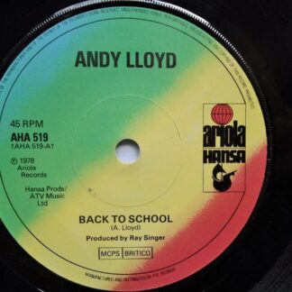 Andy Lloyd Back To School 7" Ariola AHA519 EX 1978