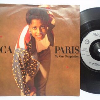 Mica Paris My One Temptation 7" 4th B'Way BRW85 EX/VG 1988 picture sleeve