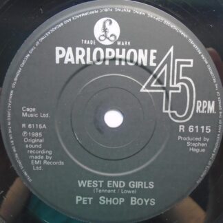 Pet Shop Boys West End Girls Dance Mix 7" Parlophone R6115 EX 1985