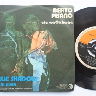 Berto Pisano A Blue Shadow 7" SRL SRL10707 EX/VG 1974 Italian pressing in picture sleeve