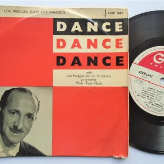 Lou Preager Dance Dance Dance EP Gala 45XP1043 EX/VG 1959 picture sleeve