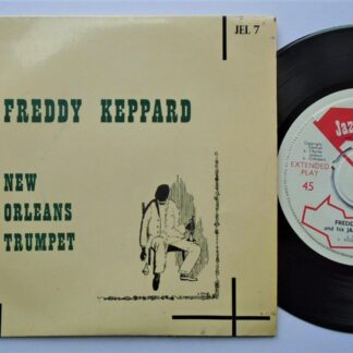 Freddy Keppard New Orleans Trumpet EP Jazz Collector JEL7 EX/EX 1960s picture sleeve, b-side by Jasper Taylor's State Street Boys