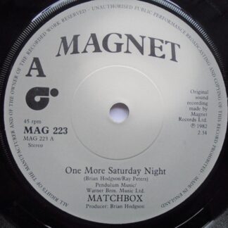 Matchbox One More Saturday Night 7" Magnet MAG223 EX 1982