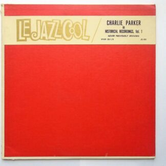 Charlie Parker Le Jazz Cool Vol 1 LP Le Jazz Cool JC101 VG/VG 1950s deep groove, US pressing