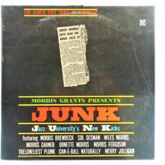 Morris Grants Morris Grants Presents Junk LP Jazz NJL37 VG/VG 1961