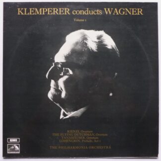 Otto Klemperer Conducts Wagner Vol 1 LP HMV ASD2695 EX/VG 1980s black & white postage stamp label