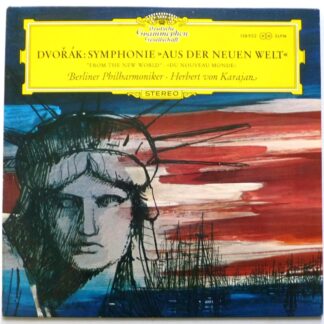 Herbert Von Karajan Dvorak Symphony From The New World LP Deutsch Grammophon 138922 EX/EX 1965 German pressing