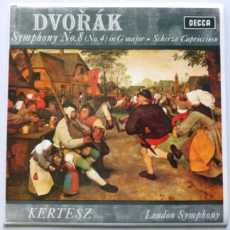 Istvan Kertesz Dvorak Symphony No 8 LP Decca SXL6044 EX/EX 1973 narrow band