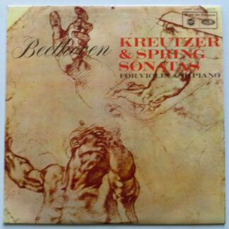 Gwenneth Pryor & Carlos Villa Beethoven Kreutzer & Spring Sonatas LP Music For Pleasure MFP2071 EX/EX 1960s