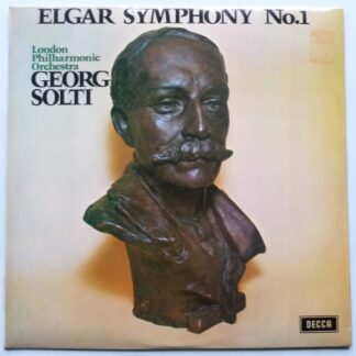 Georg Solti Elgar Symphony No 1 LP Decca SXL6569 EX/EX 1972