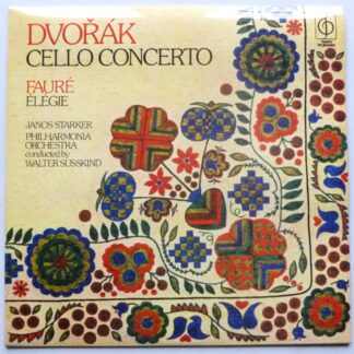Janos Starker Dvorak Cello Concerto LP Classics For Pleasure CFP40070 EX/EX 1970s