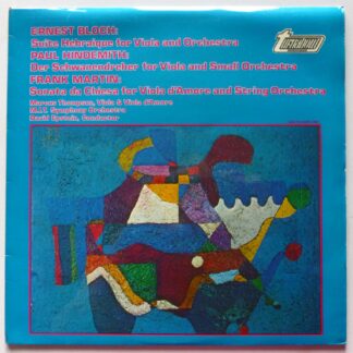 David Epstein Martin Bloch Hindemith LP Turnabout TV34687S EX/EX 1978 there is small black mark at bottom left corner on rear of sleeve