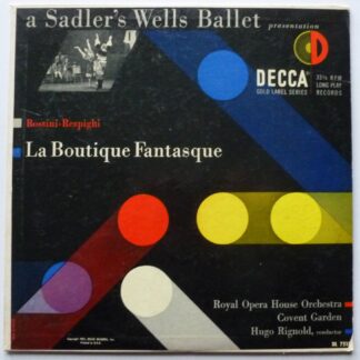 Hugo Rignold La Boutique Fantasque 10"LP Decca DL7518 EX/VG 1960s 10 inch LP - US pressing