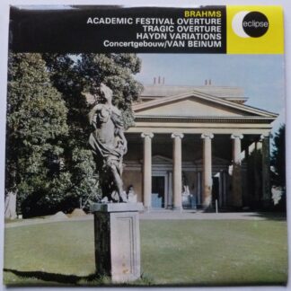 Eduard Van Beinum Brahms Academic Festival Overture LP Decca Eclipse ECS520 EX/VG 1969