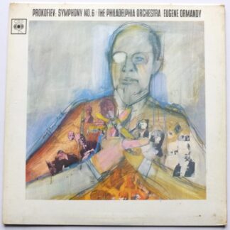 Eugene Ormandy Prokofiev Symphony No 6 LP CBS BRG72149 EX/VG 1963 sleeve has writing on rear