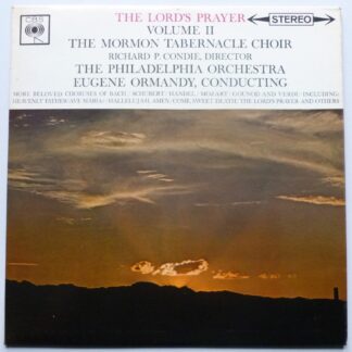 Eugene Ormandy The Lord's Prayer Vol II LP CBS SBRG72210 EX/EX 1962 sleeve has small writing on rear