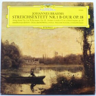 Amadeus Quartet Johannes Brahms LP Deutsch Grammophon 139353 EX/EX 1970s UK record in German sleeve