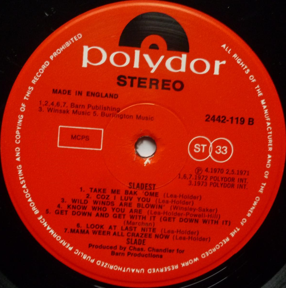 Slade Sladest LP Polydor 2442119 EX/EX 1974 gatefold sleeve with stapled booklet - there is non-sounding hairline on side one - Image 5