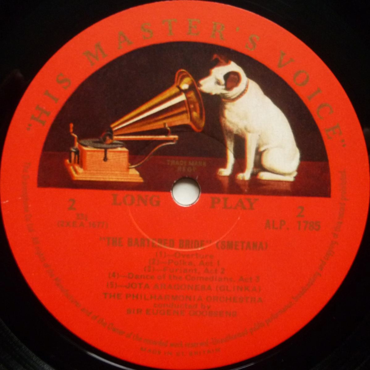 Eugene Goossens Respighi Fountains Of Rome LP HMV ALP1785 EX/EX 1960 semi circle label - sleeve has writing on rear - Image 4